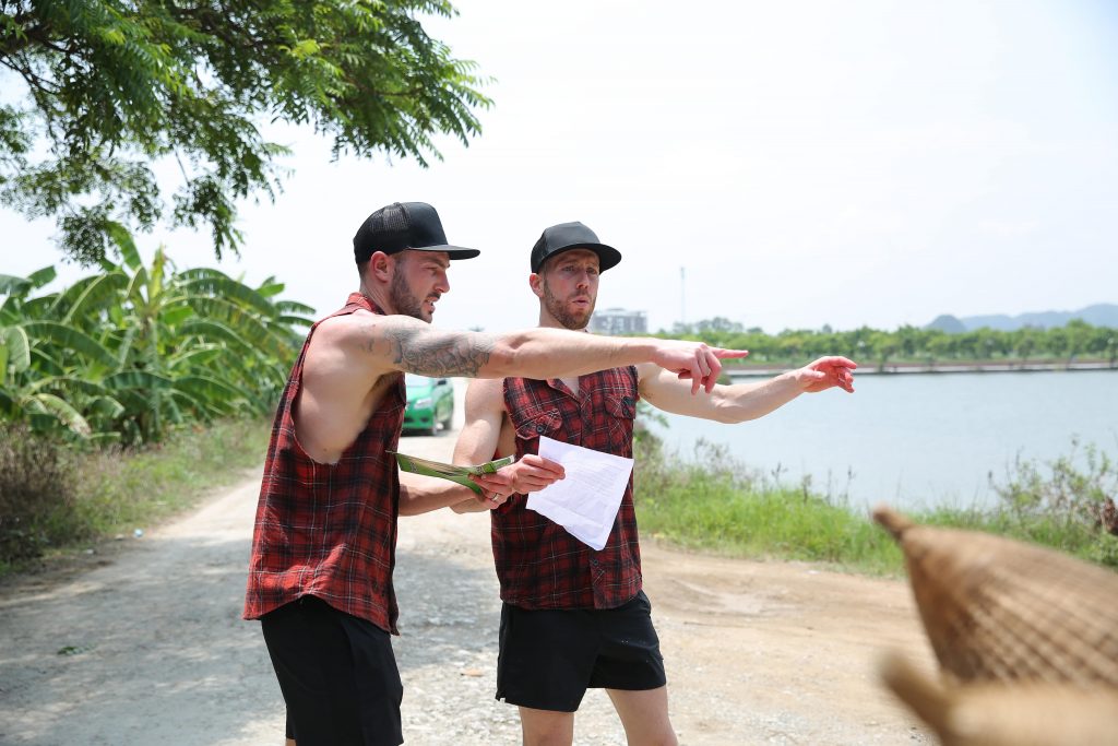 Tim and Rod making decisions during a leg of The Amazing Race Australia Mathew Myers The Celebrity Whisperer