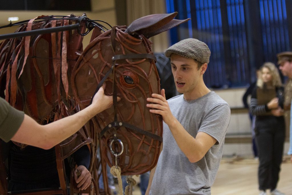 Scott Miller plays Albert in War Horse Matt Myers Celebrity Whisperer