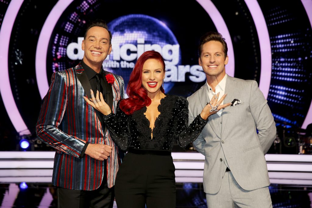 Tristan MacManus with fellow judges Craig Revel Horwood, and Sharna Burgess. Matt Myers The Celebrity Whisperer