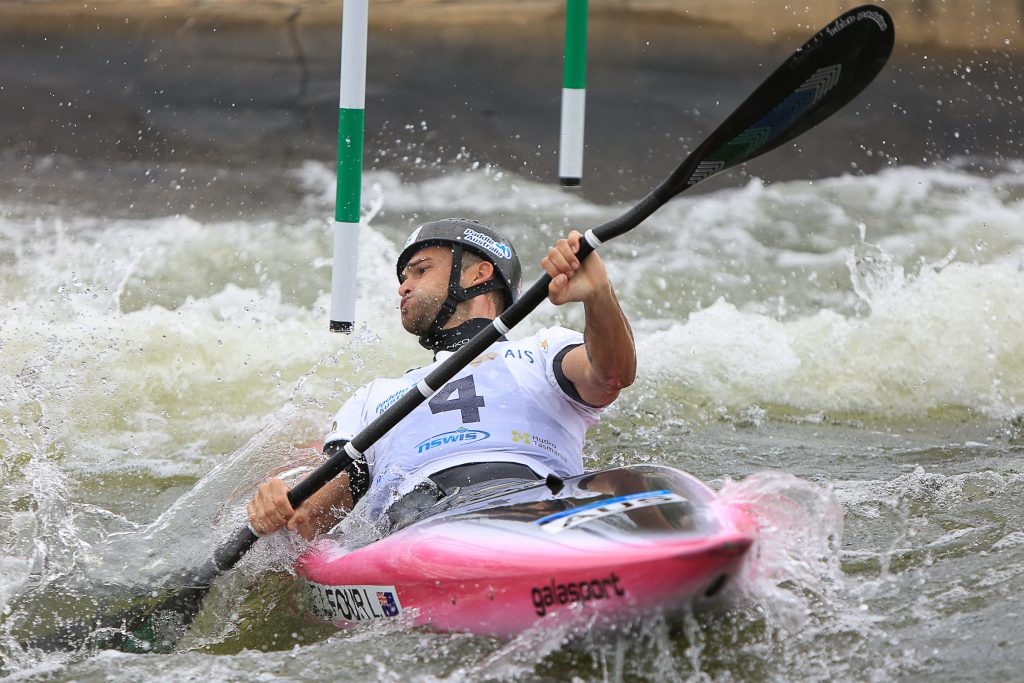 Lucien Delfour gates whitewater channel Matt Myers Celebrity Whisperer Olympics Tokyo Australia