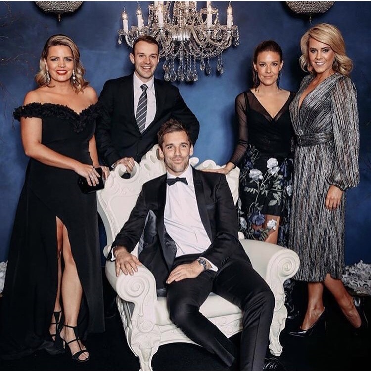 Nick Butler and co-workers at Channel Ten Matt Myers Celebrity Whisperer