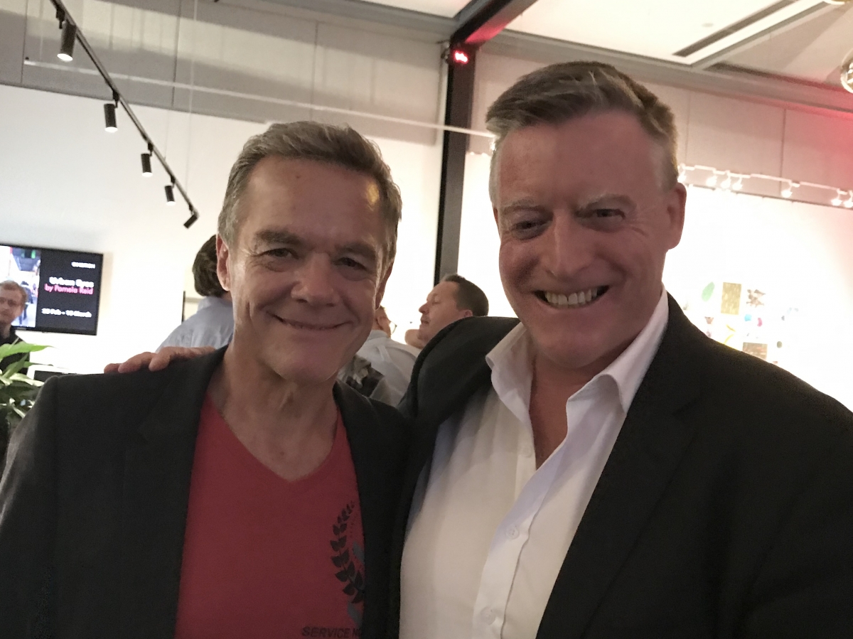 Myself with Stefan Dennis (Paul Robinson)