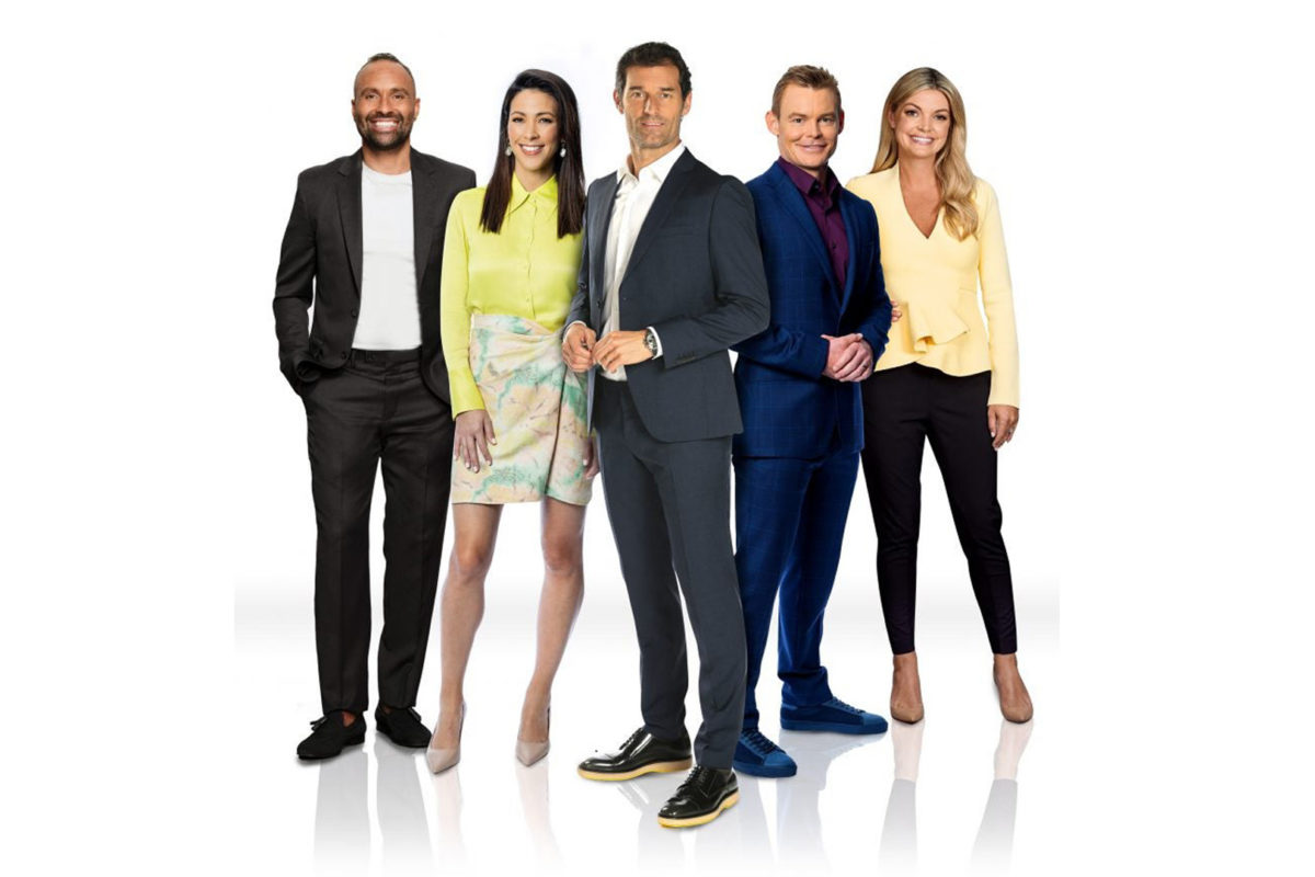 Archie Thompson Network 10 on-air talent for the Formula 1 Heineken Australian Grand Prix 