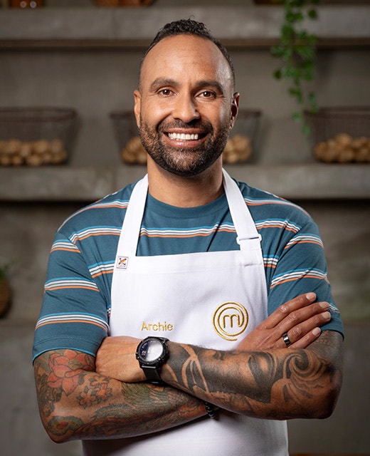 Archie Thompson on Channel 10's Celebrity Master Chef Australia