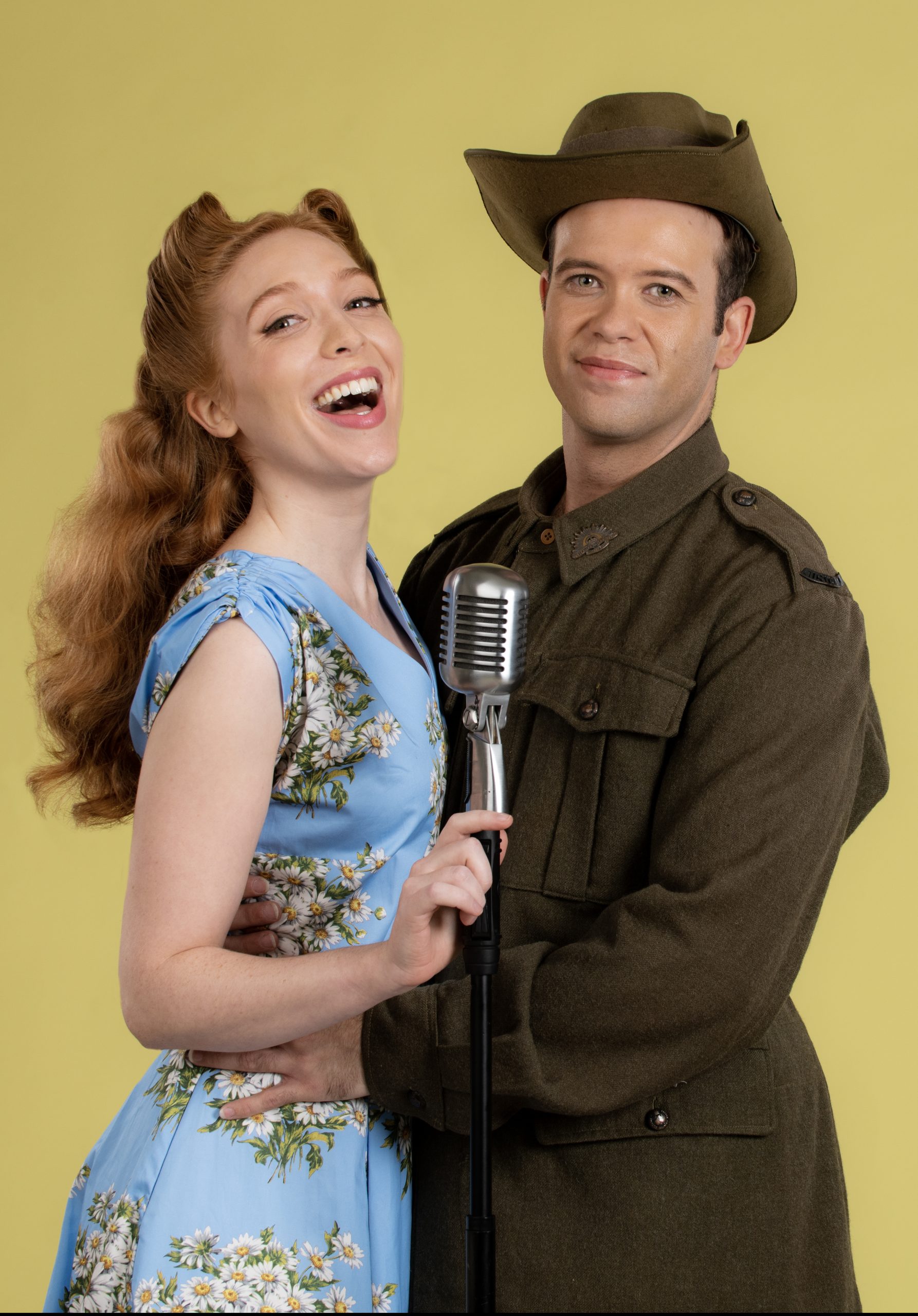 Garret Lyon as Frank Doyle and Claire Warrilow as Rose The Sunshine Club