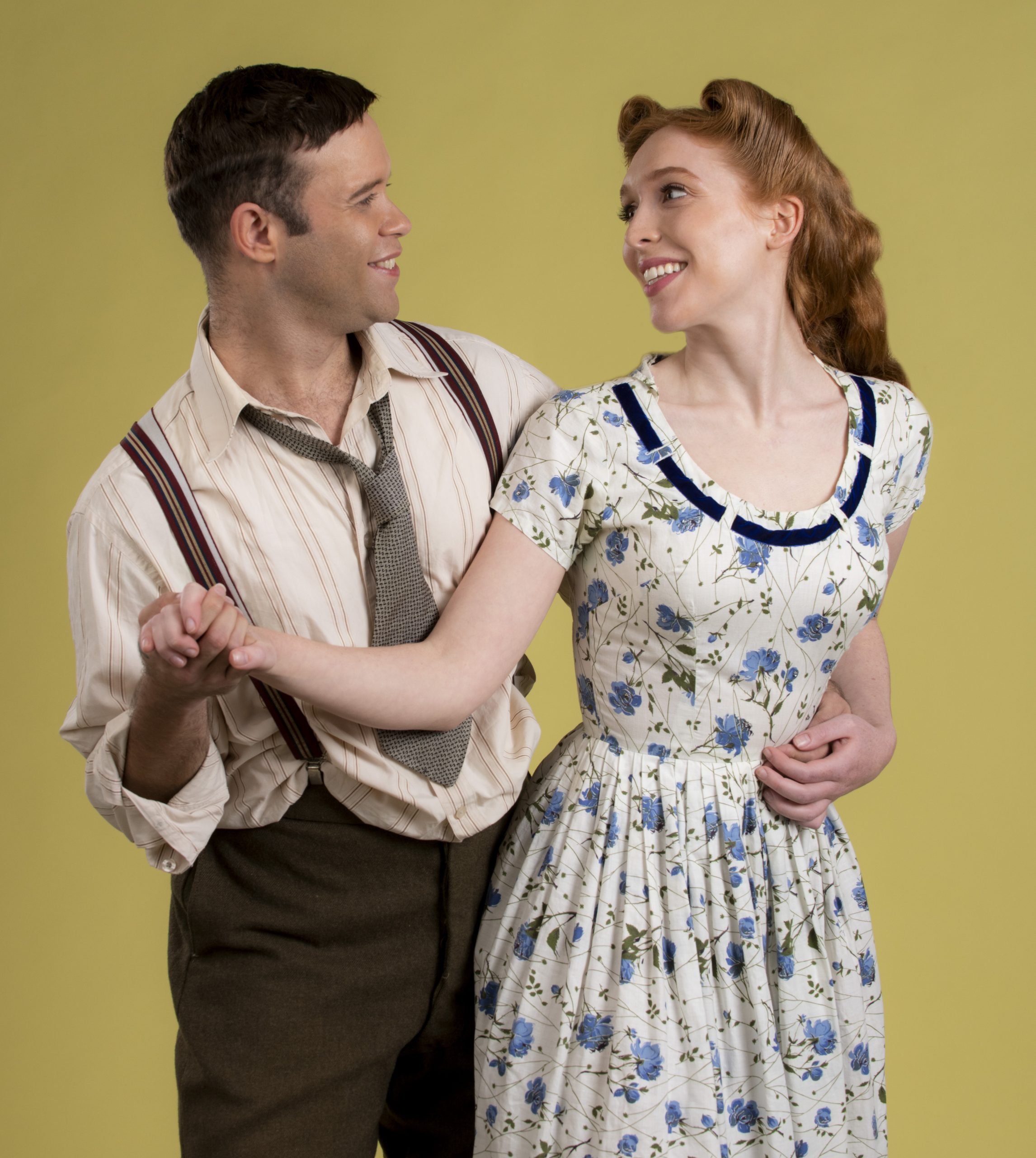 Garret Lyon as Frank Doyle and Claire Warrilow as Rose The Sunshine Club