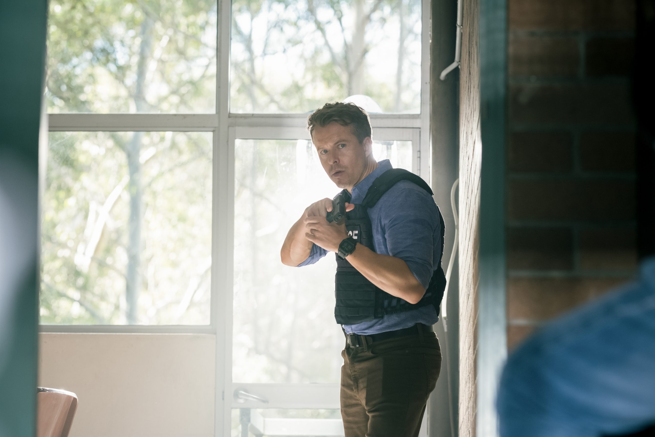 Todd Lasance as AFP Liaison Officer Sergeant Jim  'JD' DempseyPHOTO CREDIT: Daniel Asher Smith