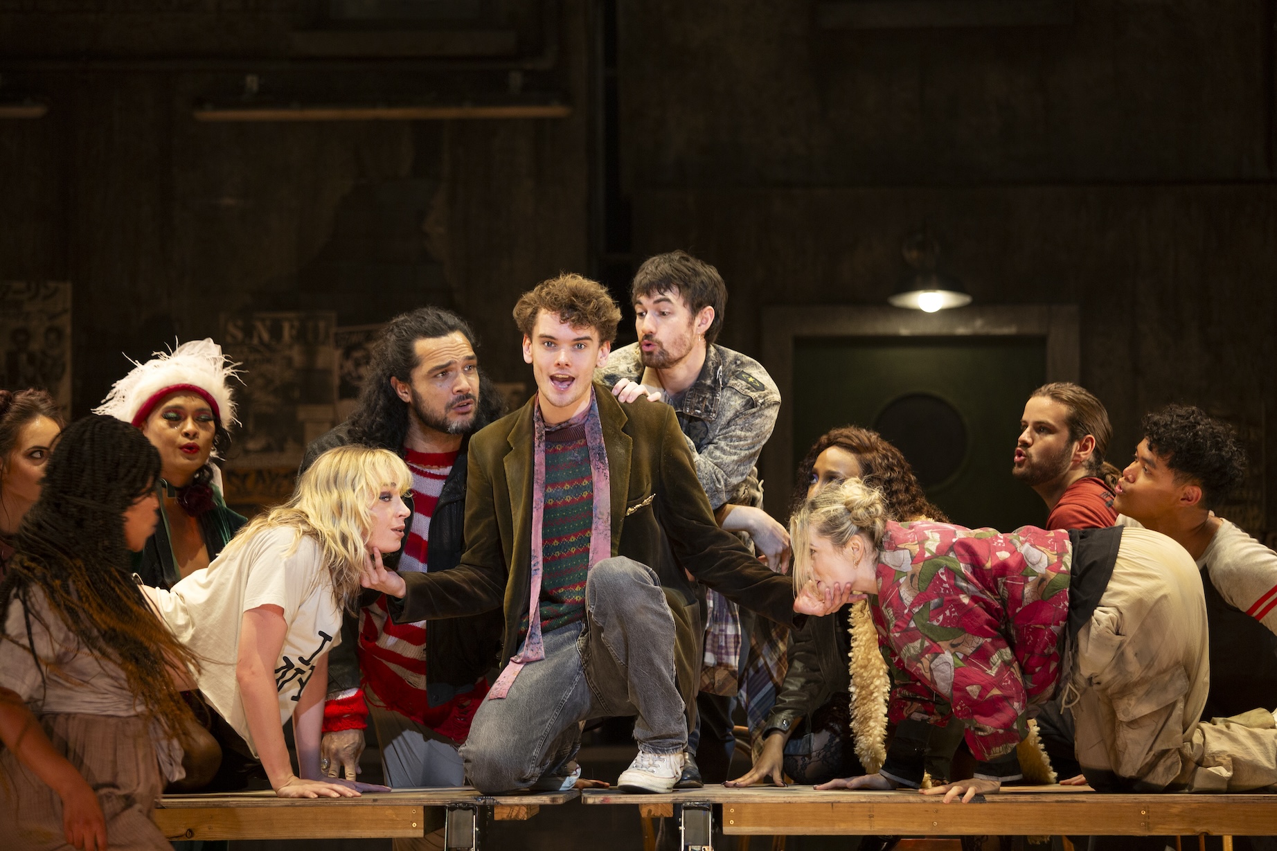 The cast of RENT