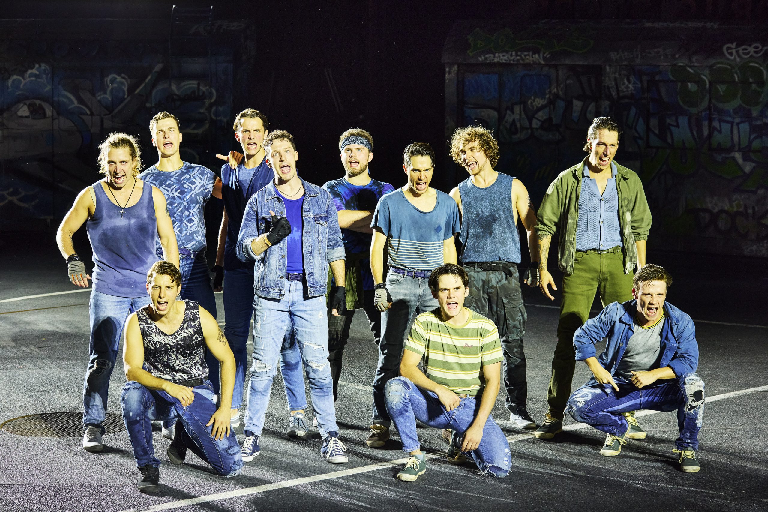 The 'Jets' cast in West Side Story