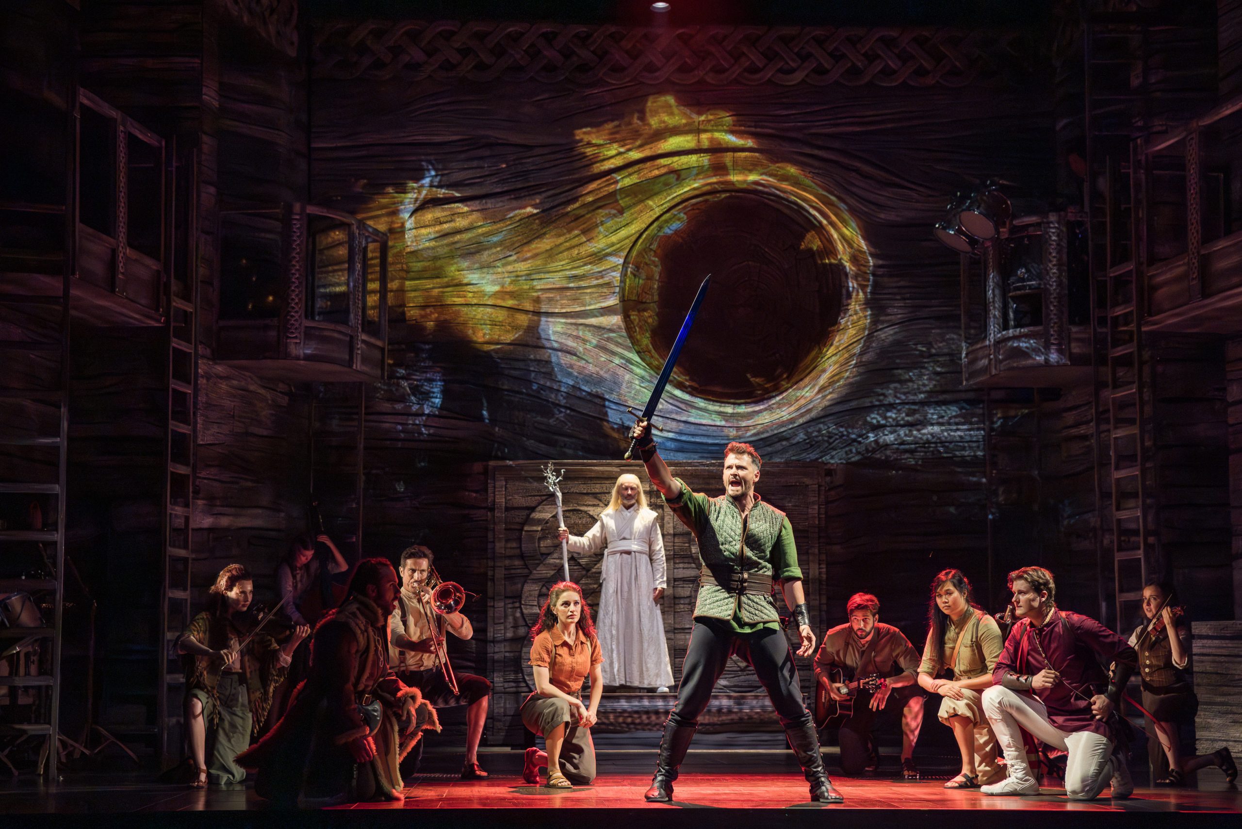 Rob Mallett as Strider in The Lord of the Rings: A Musical Tale