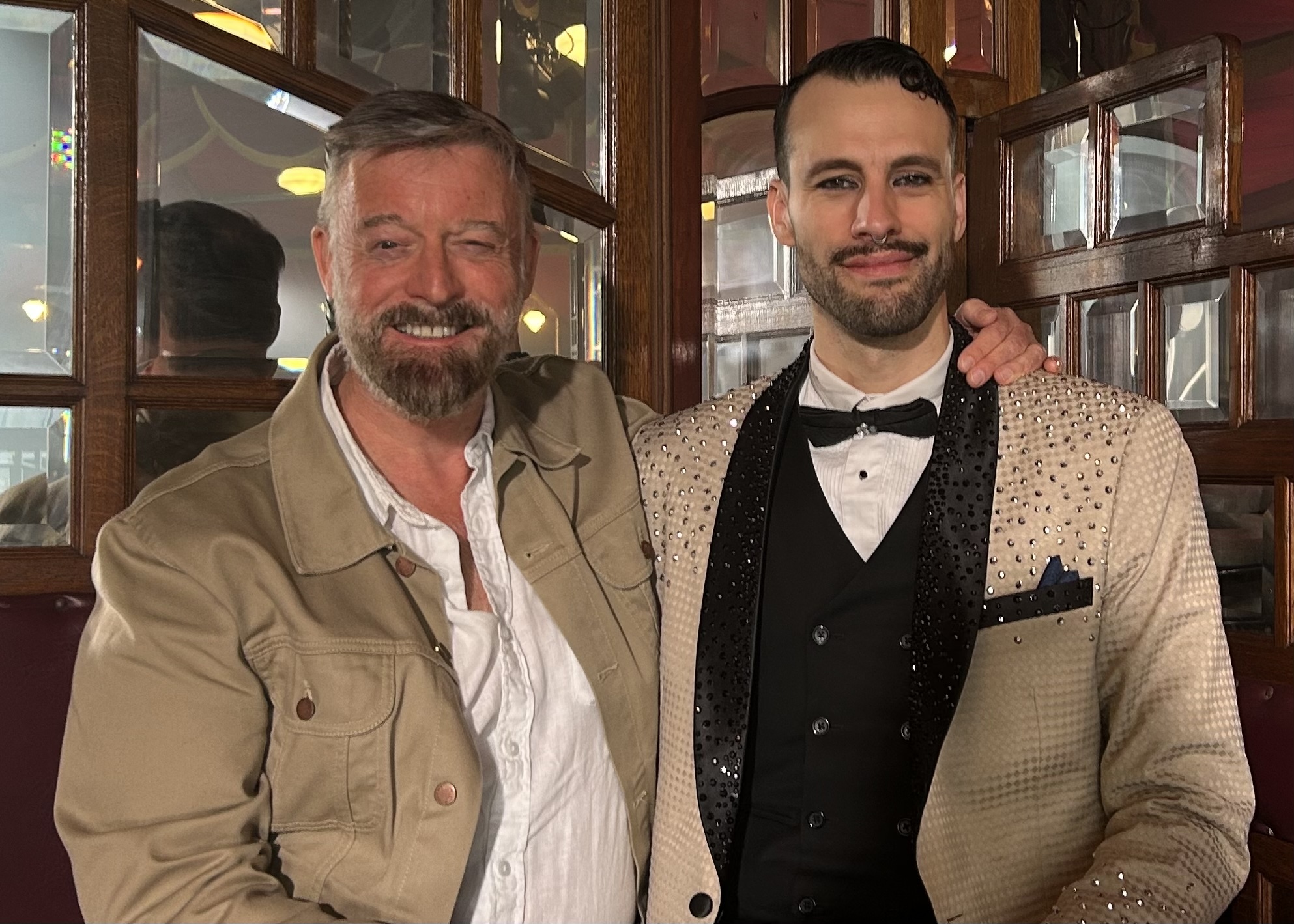 Matt Myers with Emile Mathieu,