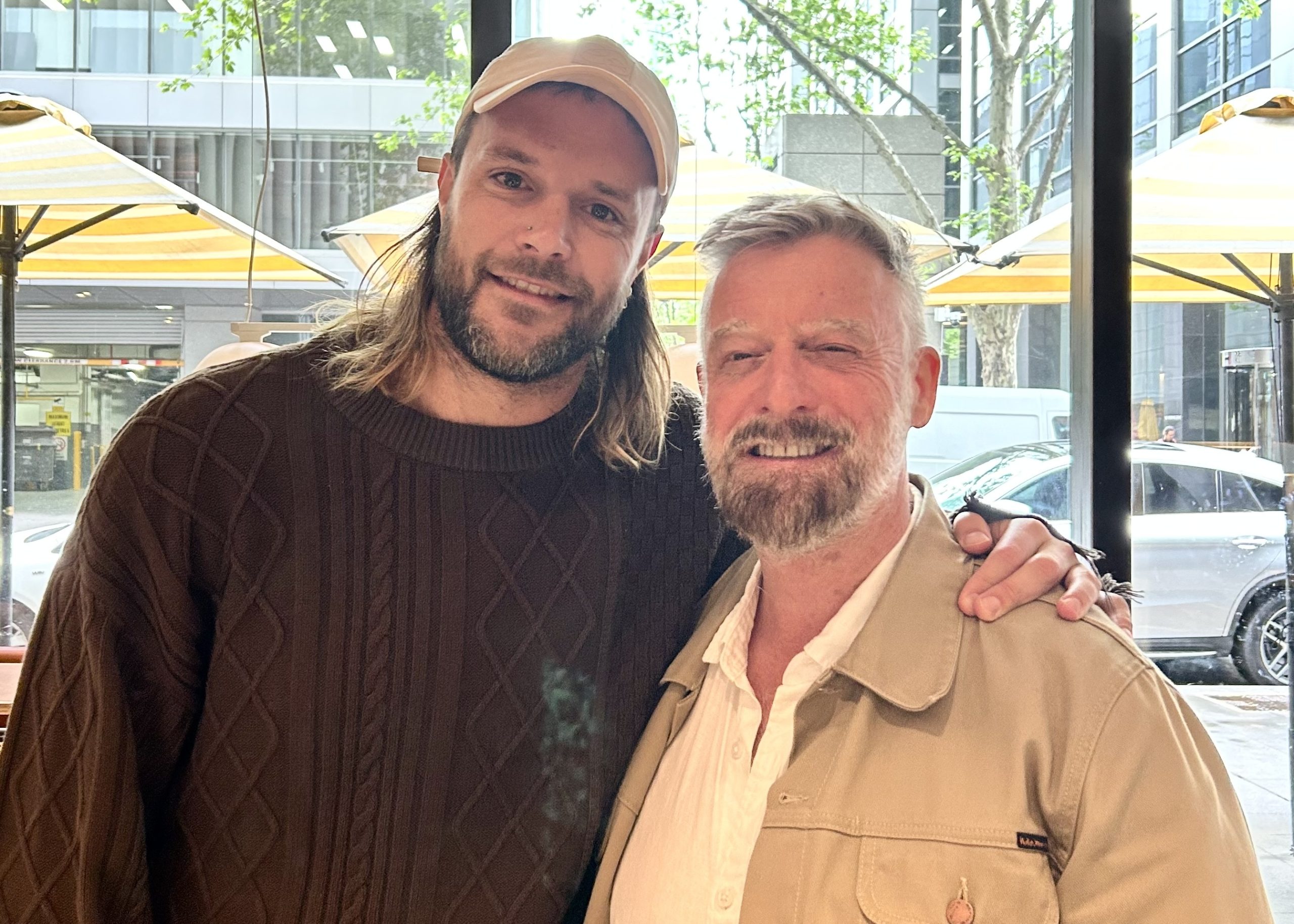 Matt with Mitch Brown