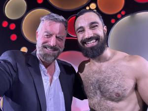 With Blanc de Blanc's amazing Canadian perfromer, Felix Pouliot