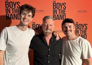 With Maverick Newman and Andy Johnston at The Boys In The Band premiere - Chapel Off Chapel 