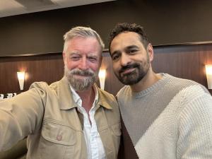 With the wonderful actor/singer/songwriter Nick Brown, Sydney