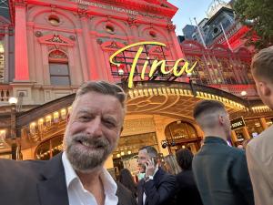 At the Melbourne premier of Tina: The Tina Turner Musical - Princes Theatre