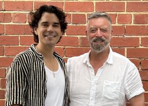 Matt with stand-up comdian Ethan Cavanagh