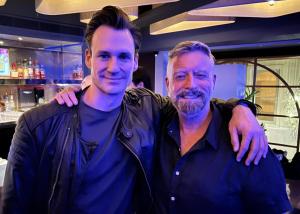 Matt and Nicholas Cunningham at the premiere of Afterglow