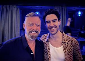 Matt and Robbie Simpson at the premiere of Afterglow