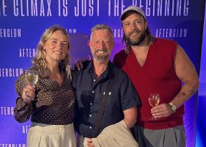 Matt with Mitch Brown and Lou Keck at the premiere of Afterglow